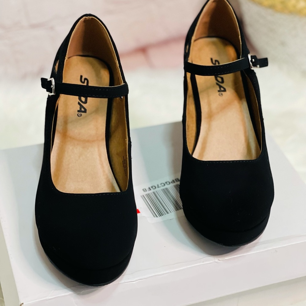Wedge Mary Janes